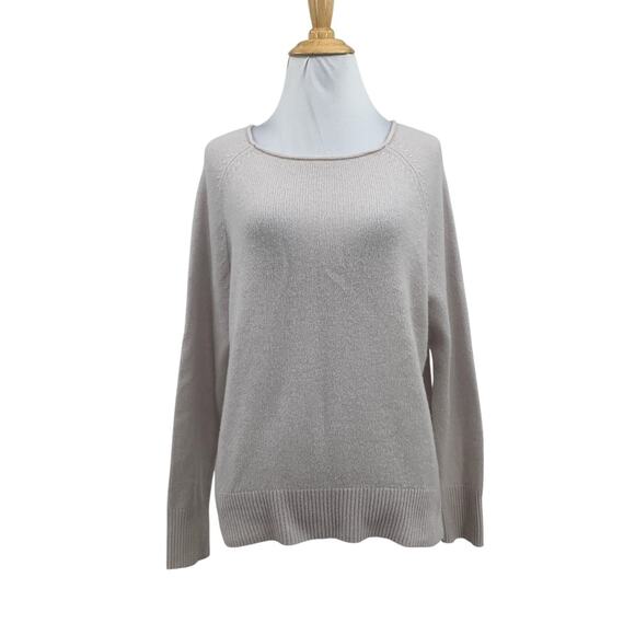 NakedCashmere Sweater Womens XS Extra Small Beige Cashmere Victoria Pullover - Picture 1 of 10